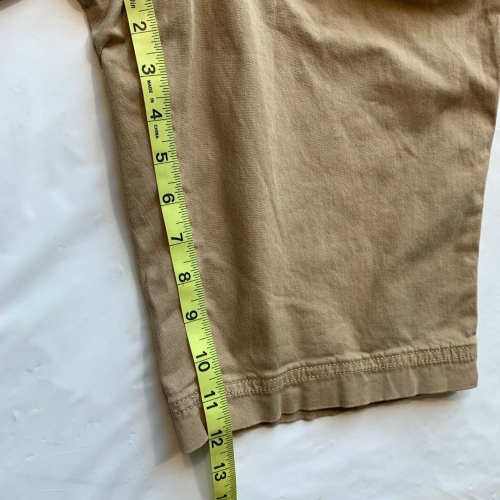 American Eagle Longer Length Chino Shorts Mens 29x12 Extreme Flex Khaki‎ NEW - Picture 11 of 12